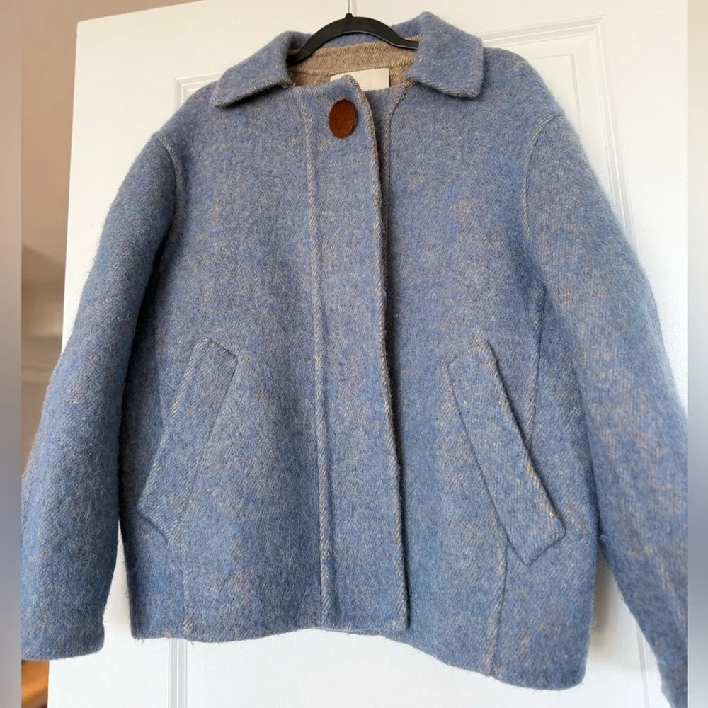 Like new Tory Burch Snap-Front Double-Face Wool $1,798